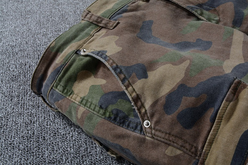 Men's camouflage jeans