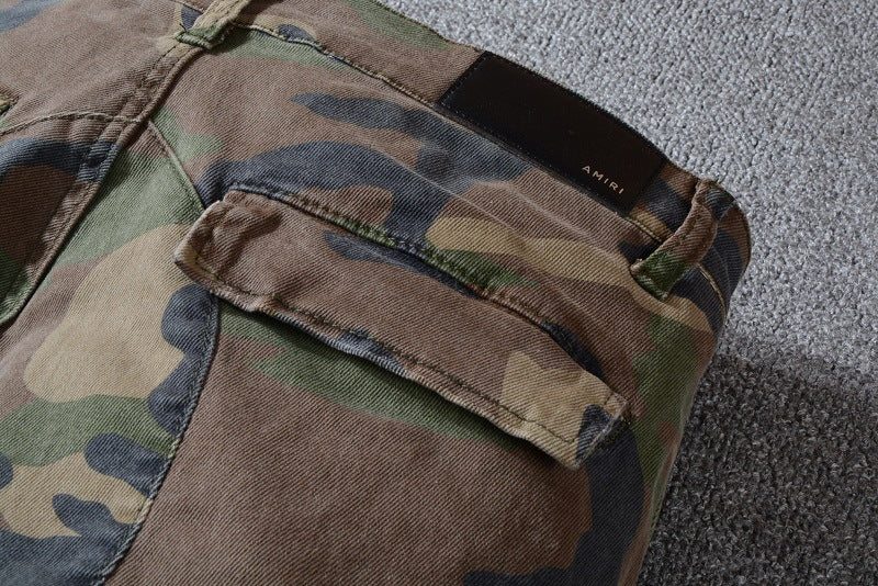 Men's camouflage jeans