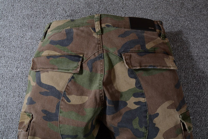 Men's camouflage jeans